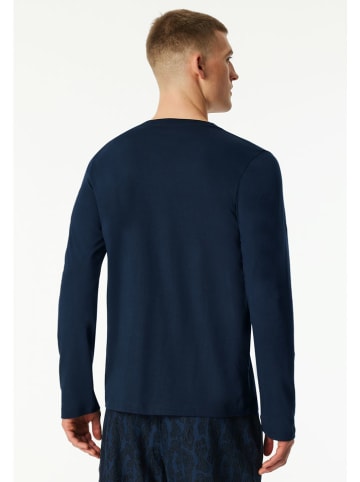 Schiesser Pyjamatop donkerblauw