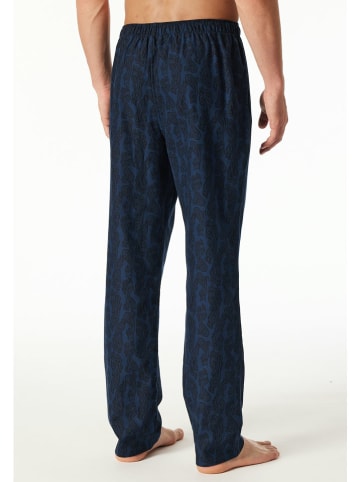 Schiesser Pyjama-Hose in Dunkelblau