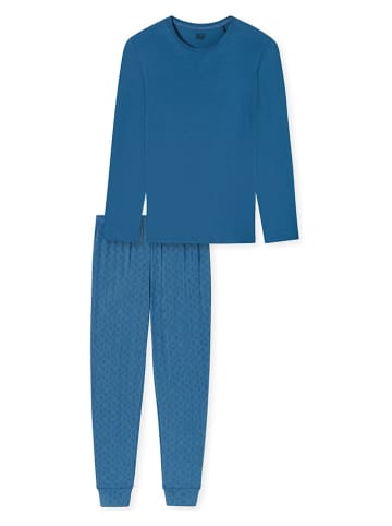 Schiesser Pyjama blauw