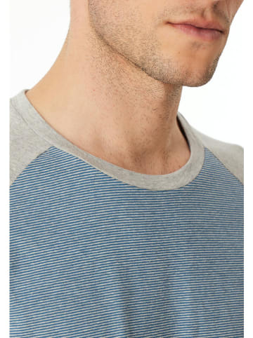 Schiesser Piżama w kolorze granatowo-błękitnym