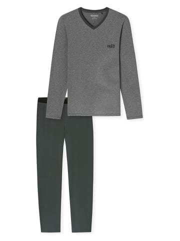 Schiesser Pyjama in Khaki
