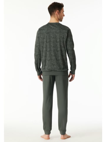 Schiesser Pyjama in Khaki