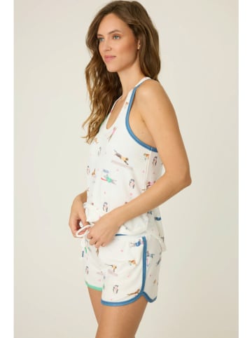 PJ Salvage Pyjama-Oberteil in Creme