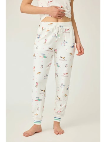 PJ Salvage Pyjama-Hose in Creme