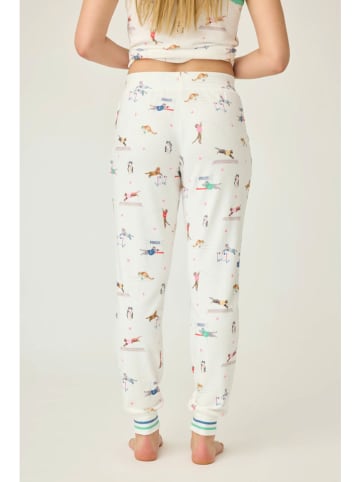 PJ Salvage Pyjama-Hose in Creme