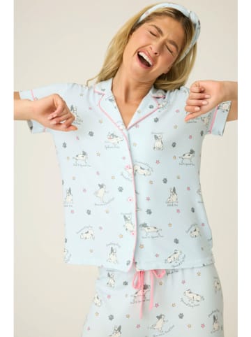 PJ Salvage 3-delige pyjamaset lichtblauw