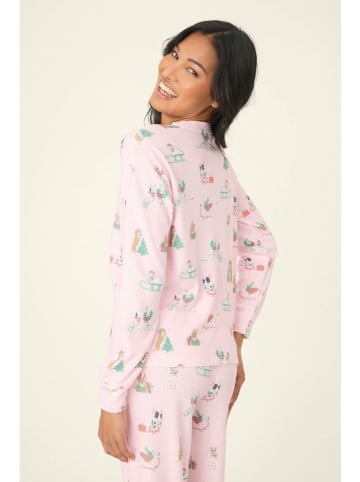 PJ Salvage Koszulka piżamowa w kolorze jasnoróżowym