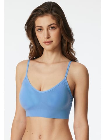 Schiesser Bustier in Hellblau