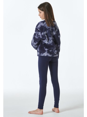 Schiesser Piżama w kolorze granatowym