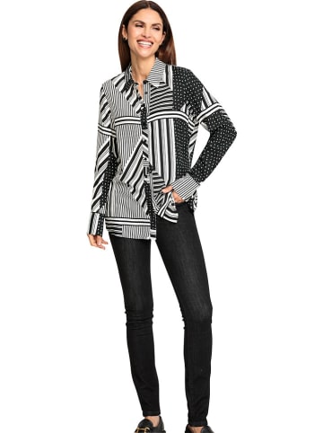 WITT WEIDEN Blouse zwart/wit