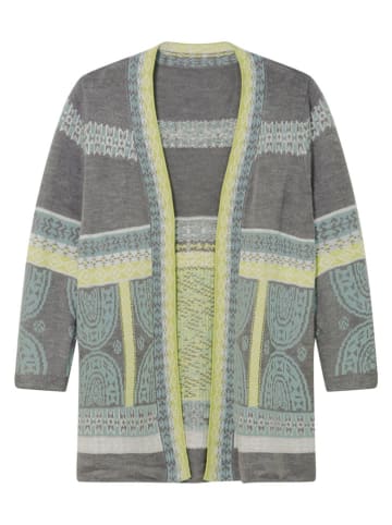 WITT WEIDEN Vest grijs/lichtgroen