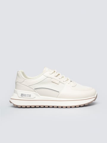 BIG STAR Sneakersy w kolorze kremowym