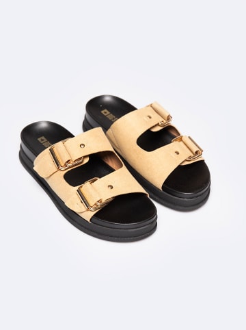 BIG STAR Pantoletten in Beige