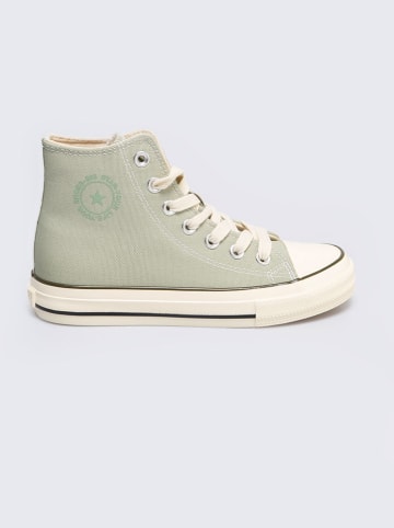 BIG STAR Sneakersy w kolorze zielonym