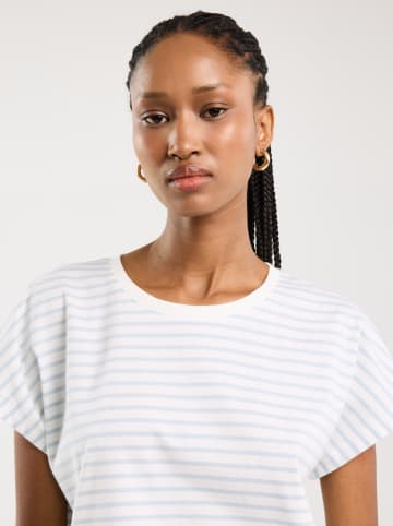 BIG STAR Koszulka w kolorze błękitno-białym