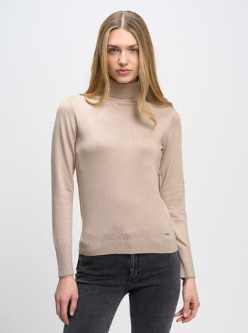 BIG STAR Rollkragenpullover in Beige