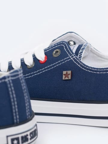 BIG STAR Sneakersy w kolorze granatowo-białym