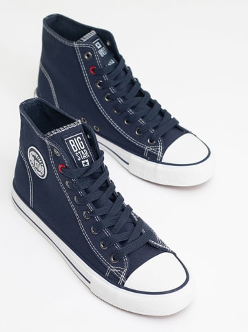 BIG STAR Sneakersy w kolorze granatowo-białym