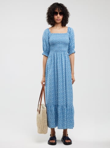 BIG STAR Kleid in Hellblau/ Weiß