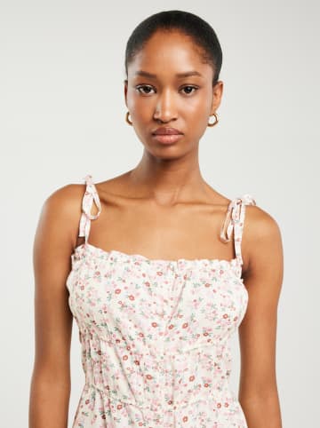 BIG STAR Sukienka w kolorze białym