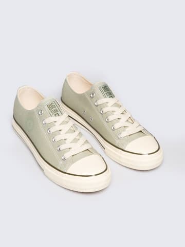 BIG STAR Sneakersy w kolorze jasnozielonym