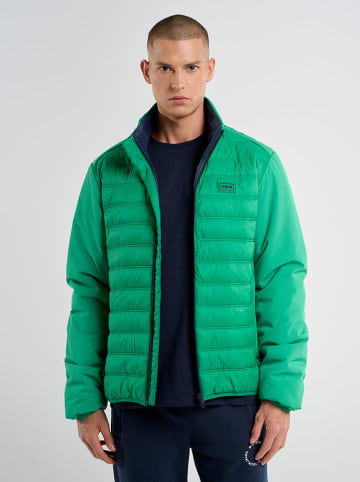 BIG STAR Kurtka pikowana w kolorze zielonym