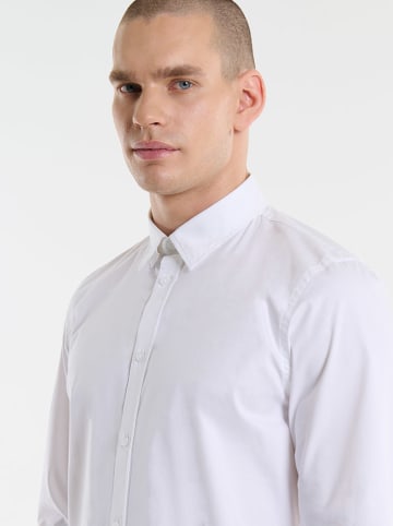 BIG STAR Koszula - Regular fit - w kolorze białym