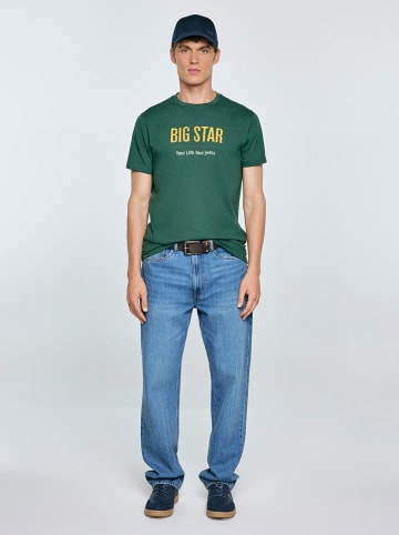 BIG STAR Koszulka "Bruno" w kolorze zielonym