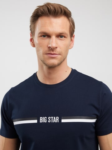 BIG STAR Koszulka w kolorze granatowym