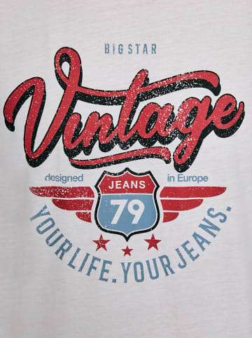 BIG STAR Koszulka "Merret" w kolorze białym