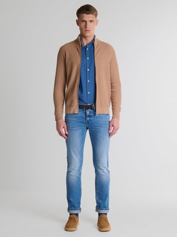 BIG STAR Cardigan in Hellbraun