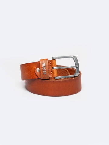 BIG STAR Leder-Gürtel in Hellbraun