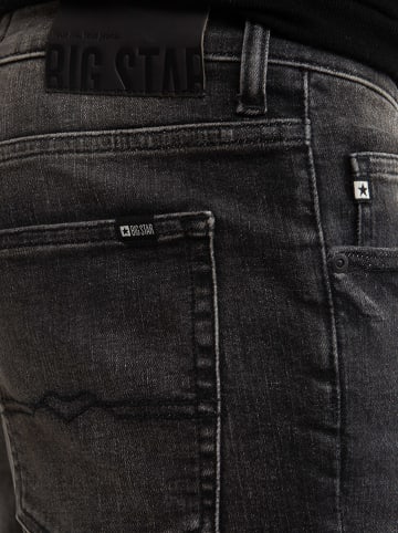 BIG STAR Dżinsy "Deric" - Skinny fit - w kolorze antracytowym