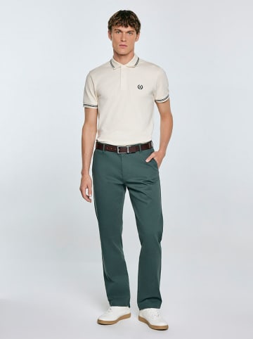 BIG STAR Spodnie chino w kolorze zielonym