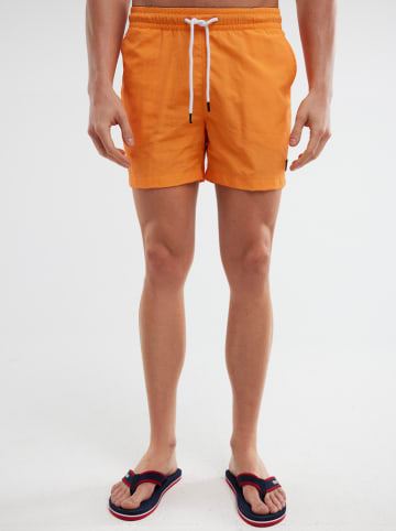 BIG STAR Szorty kąpielowe w kolorze pomarańczowym