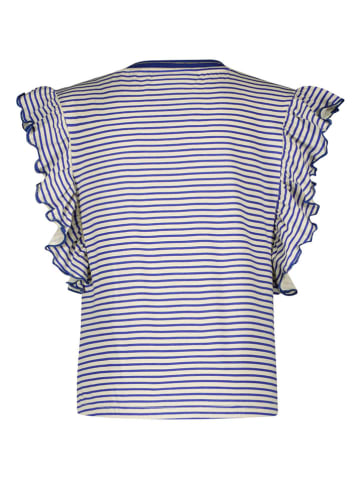 Like Flo Koszulka w kolorze niebiesko-białym