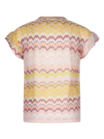 Like Flo Koszulka w kolorze żółto-biało-fioletowym