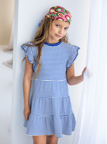 Like Flo Sukienka w kolorze niebiesko-białym