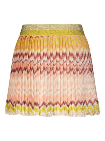 Like Flo Spódnica w kolorze żółto-jasnoróżowym