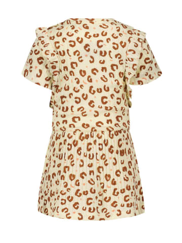 Like Flo Sukienka w kolorze brązowo-kremowym