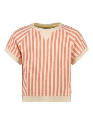 Like Flo Koszulka w kolorze jasnoróżowo-białym