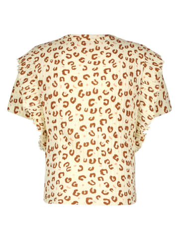 Like Flo Shirt in Hellbraun/ Weiß