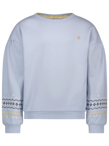 Like Flo Sweatshirt "Donna" lichtblauw