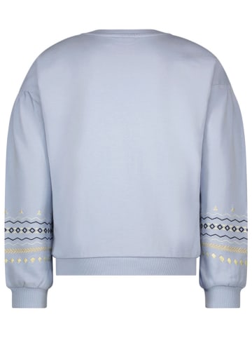 Like Flo Sweatshirt "Donna" lichtblauw