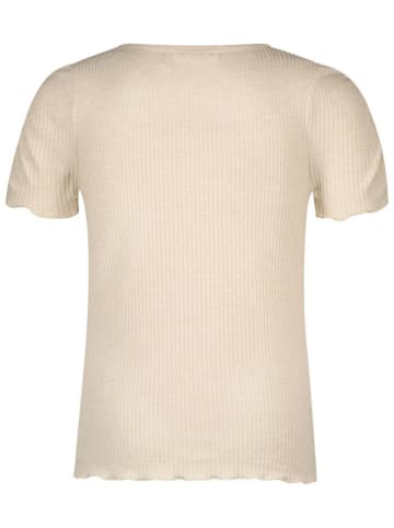 Like Flo Koszulka "Elise" w kolorze beżowym