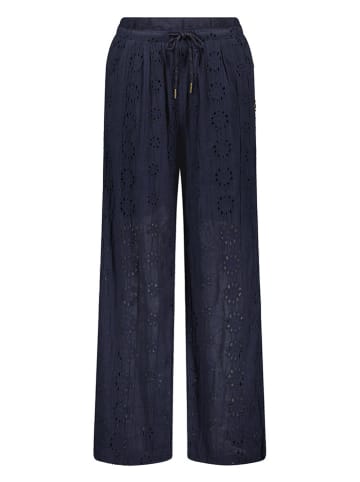 Like Flo Spodnie "Fenna" w kolorze granatowym