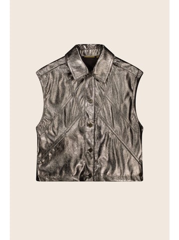 Like Flo Gilet "Doris" antraciet/zilverkleurig