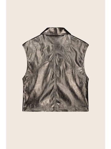 Like Flo Gilet "Doris" antraciet/zilverkleurig