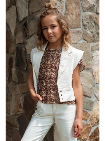 Like Flo Jeans-Weste "Danique" in Creme