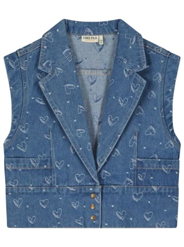 Like Flo Jeans-Weste "Danique" in Blau